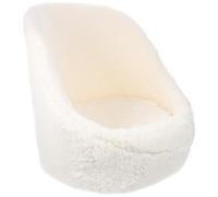 ABOOFAN Photo Prop Sofa Photography Small Sofa Boy Simple Delicate Design Safe for Providing Comfort Birthday Taking Photo White Fabric Plush Cloth