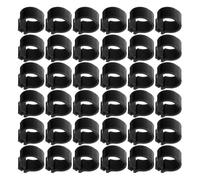 ABOOFAN Pigeon Leg Bands 100Pcs 10Mm Black Identification Foot Rings for Racing, Breeding and Bird Handling