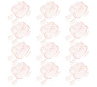 ABOOFAN Pink Pumpkin Carriage Plastic 12pcs Candy Box Heart Shaped