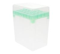 ABOOFAN Plastic Centrifuge Tube Storage Box for Laboratory Workbenches Facilitating Organisation 5ml with 28-hole Design and Secure Seal, White Test Tube Rack Holder Random Color