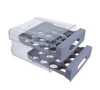 ABOOFAN Plastic Egg Storage Container Drawer Type Fridge Organizer for Fresh Eggs Holiday Gatherings Kitchen Refrigerator Use