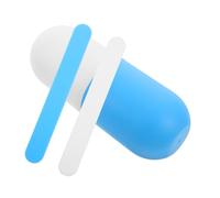 ABOOFAN Plastic Tongue Depressors with Storage Cup Portable Medical and Oral Care Plastic Sticks for Speech Training and Clinic Use