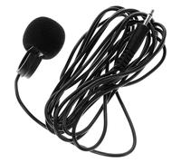 ABOOFAN Portable Black Abs Microphone Toy with Universal Connector for Saxophone and Musical Instruments, Lightweight Finger Mic for Band Performance and Live Speech Use