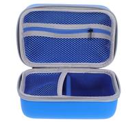 ABOOFAN Portable Eva Protective Camera Case for Kids Digital Cameras with Drop-Resistant Design and Internal Compartment, Blue Mini Storage Organizer for Outdoor Use and Travel