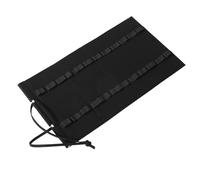 ABOOFAN Portable Felt Drumstick Display Organizer Noise Minimizing Feature Foldable Drum Sticks Rack for Drummers on the Go