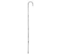 ABOOFAN Portable Silver Magician Cane Prop for Halloween and Carnival, Lightweight Pet Material Detachable Structure, for Fancy Dress, Parades, and Stage Performances