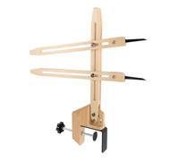 ABOOFAN Pottery Wheel Throwing Gauge for Clay Sculpture Measuring Tool with Easy Clip-on Use and Lightweight Wood and Metal Construction, for Rapid Production on Pottery Wheel