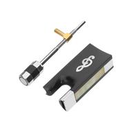 ABOOFAN Practical Violin Bow Frog with Screws for Violin Ebony and White Copper Musical Bow Tool Stable Comfortable for Playing While Standing Walking