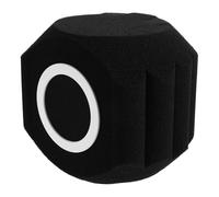 ABOOFAN Professional Microphone Sound Isolation Shield with Noise Reduction Foam, Black Acoustic Mic Shield Pop Filter for Recording Studio, Podcast, Singing, and Live Streaming