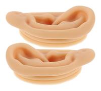 ABOOFAN Realistic Human Practice Model Piercing for Ear Silicone Portable and Soft Anatomy Ear Simulation Use for Home and Travel