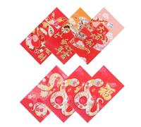 ABOOFAN Red Envelopes Paper Packets Year the Snake Chinese New Year 30pcs Cartoon with Multiple Uses Symbol of Luck and Happiness in Red for Celebration and Event