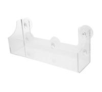 ABOOFAN Refrigerator Beverage Storage Rack Suction Cup Spice Shelf Acrylic Drink Holder for Small Items and Soft Drinks, Easy to Clean Organizer for Fridge and Convenience Store
