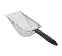 ABOOFAN Reptile Sand Scoop Stainless Steel Fine Mesh Substrate Sifter Arched Blade and Curved Shovel Face for Bearded Dragons and Gecko Tanks, Preventing Sand Scattering and Eliminating