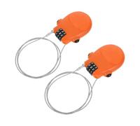 ABOOFAN Retractable Sturdy Steel Combination Cable 3-Digit with Lock Adjustable Code Plastic and Metal Construction, Resistant to Pulling and Cutting, for Securing Hiking Bags