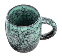 ABOOFAN Retro Ceramic Coffee Mug with Large Capacity, Elegant Simple Design and Beautiful Lines, for Café or Restaurant Use, Sturdy Latte Cup to Hold Coffee or Water
