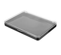 ABOOFAN Reusable Sturdy Acrylic Empty Magnetic Eyeshadow Palette Box for Women, Black Makeup Storage Tray Organiser, for DIY Eyeshadow Pans and Cosmetic Storage