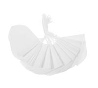 ABOOFAN Reusable Wood Pulp Filter Paper Bags Tea 100pcs Filter Empty with Drawstring Closure, White Strong Penetration for Loose Tea and Coffee Bean Brewing, for Kitchen and Soup