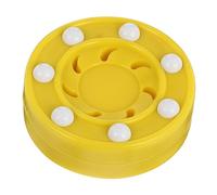 ABOOFAN Roller Hockey Game Puck Lightweight Sturdy Pp Material for Indoor Competition Training Suitable for Clubs and Teams Increased Stability Yellow Hockey Balls for Practicing