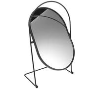 ABOOFAN Rotatable HD Oval Makeup Vanity Mirror with Stand for Desk and Dorm Ergonomic Rotation Reflection Elegant Princess Design for Bedroom and Student Vanity