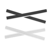 ABOOFAN Rubber Dustpan Edge Replacement Strips with Sturdy Rubber Material 4pcs Enhancing Cleaning Efficiency Universal Dustpan Repair Accessories for Home and Office Use