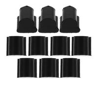 ABOOFAN Rubber Rotary Valve Pads Black 10 Pcs 4mm Valve Stoppers Easy Installation and Smooth Wind Instrument Accessories for French Horn and Euphonium Brass Instruments