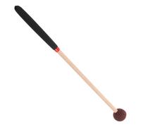 ABOOFAN Rubber Tongue Drumsticks Wood Handle and Nylon Tips, Easy to Control Mallets Minimizing Wear on Steel and Aluminum Instruments, for Music Classes and Indoor Concerts
