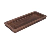ABOOFAN Rustic Wooden Decorative Tray for Farmhouse Decor Multipurpose Platter with Smooth Finish Long Candle Holder Base for Dining Table Coffee Table Kitchen and Bathroom Centerpiece