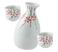 ABOOFAN Saki Cups Comfortable Drinking Experience Easy to Clean Sake Pot Japanese Style Ceramic Traditional Design Assorted Color for Drinking Wine