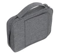 ABOOFAN Scratch-Resistant Bible Cover with Book Stand and Handle Portable Scripture Storage Bag for Reading Polyester Protective Case with Organizer Pockets for Travel and Daily Use