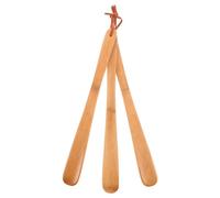 ABOOFAN Shoe Horn 3pcs Handled Helper Stick Bamboo 15 Inch Long for Seniors