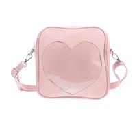 ABOOFAN Shoulder Bag Featuring Secure Protection to Prevent Items from Falling Women Pu Leather with Big Capacity Pink and Lightweight Design, for Prom and Club Occasions