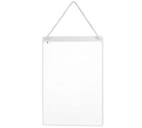 ABOOFAN Sign Holder Plastic Hanging Display Frame White for Store, Supermarket and Exhibition Mall, A4 Poster Frame for Events