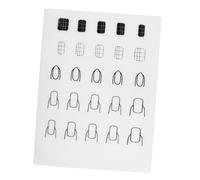 ABOOFAN Silicone Nail Practice Mat for Nail Art DIY Manicure Cushion Craft Tool Pad Use in Salon Supplies Practice