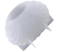 ABOOFAN Silicone Seashell Candle Mold Large Aromatherapy DIY Handcraft Bubble Candle Mold and Crafting
