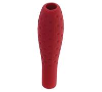 ABOOFAN Silicone Sleeve Protective Cover for Stylus Pen, Red Silicone Grip Compatible with Ipad Touchscreen, Pencil Cap Sleeve for Writing and Drawing Users