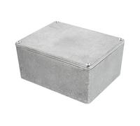 ABOOFAN Silver Aluminium Guitar Pedal Case with Polished Surface, Practical Diecast Stomp Box Enclosure for Electronic Projects and Effect Pedals, Sturdy 1590c Size for Guitar and Bass