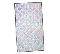 ABOOFAN Silver Freezer Weather Cover Thermal Insulation Universal Fit Deep Freezer Cover with Polyester Cotton Magnet and Insulation Cotton for Outdoor Food Preservation