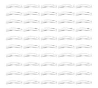 ABOOFAN Silver Iron Snap Hair Clips 5cm Rectangle Small Clips Not Easily Broken 100pcs for DIY Hairpin Making for Making Hairpins or New Year Accessories