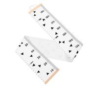 ABOOFAN Simple Design Wall Ruler Height Chart for Boys and Girls Canvas Photo Prop Boy Girl Decor