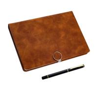 ABOOFAN Simple Notebook Set with Pen A5 Imitation Leather for Students