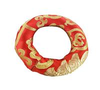 ABOOFAN Singing Bowl Cushion for Meditation Handmade Nepalese Buddhist Sound Bowl Mat 12cm Diameter Random Color for Relaxation and Mindfulness Practices