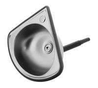 ABOOFAN Single Bowl Sink Compact Space Utilization Silver Easy Installation Stainless Steel Undermount Sink with Installation Tools and Instructions for Rv Caravan Kitchen