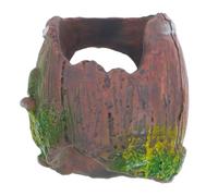 ABOOFAN Small Abs Hideout Cave for Spider and Scorpion Safety Features, Reptile Breeding Shelter and Fish Tank Hide Hut for Secure Rest and Protection in Terrariums