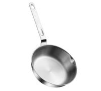 ABOOFAN Small Egg Skillet with Spout for Home Cooking Portable Design for Travel and Camping Easy to Clean Flat Bottom Skillet for Uniform Heating