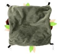 ABOOFAN Small Pet Hammocks Hanging on Bird Cage with Easy Installation Cloth Material Nest for Medium Birds and Ferrets for Winter Warmth