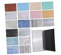 ABOOFAN Small Product Photography Backdrops Kit with Double Sided Patterns Portable Photo Shoot for Food Jewelry Cosmetics Compact Carrying Bag Included for Easy Mobile Studio Use