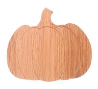 ABOOFAN Small Pumpkin Shaped Halloween Cutting Board Compact Wooden Charcuterie Tray Rustic Oak Cheese Serving Platter for Kitchen Fall Thanksgiving Farmhouse