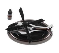 ABOOFAN Solar Rotating Car Aromatherapy Diffuser Portable Essential Oil Diffuser for Car Stylish Air Freshener