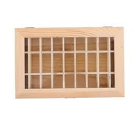 ABOOFAN Solid Wood Rock Display Case for Geological Specimens Crystal Specimen Organizer with Smooth Lid Elegant Mineral Collection Storage Box for Education and Museum Collections