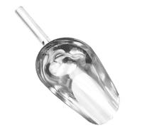 ABOOFAN Stainless Steel Feed Scoop with Ergonomic Handle - Multi-Function Livestock Fodder Scoop for Grain Rice Ice Sugar Flour Kitchen Use